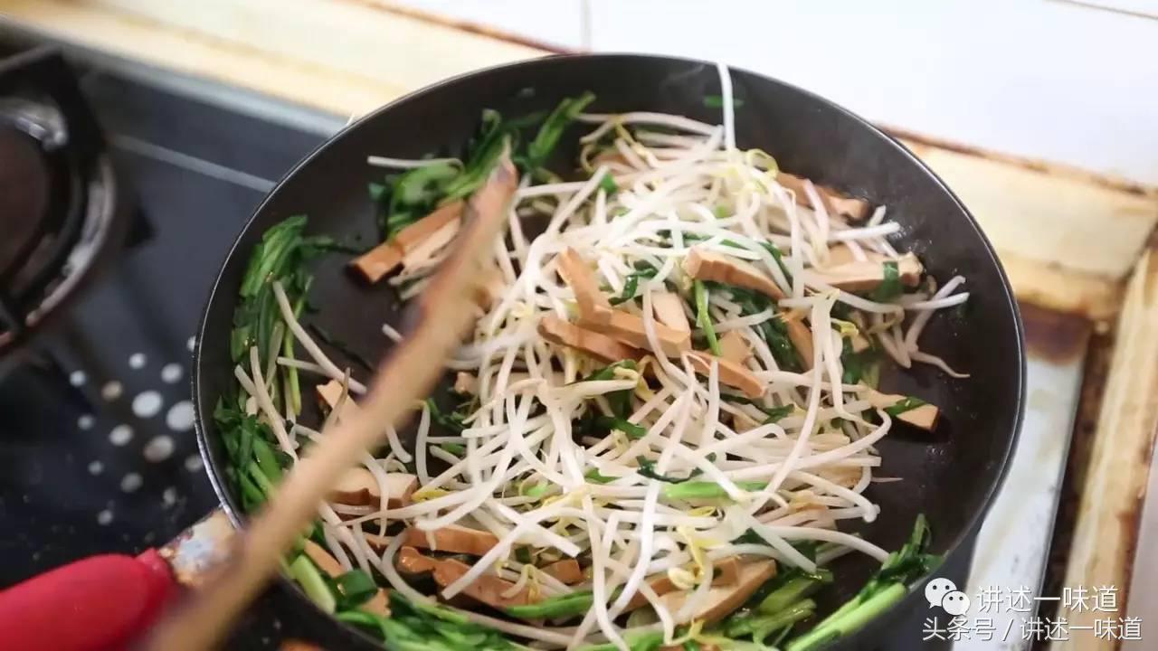 香干豆芽减脂,素食美食香干炒豆芽