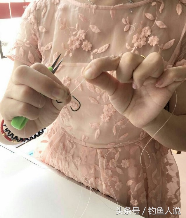新手如何绑鱼钩,钓鱼人绑鱼钩怎么绑