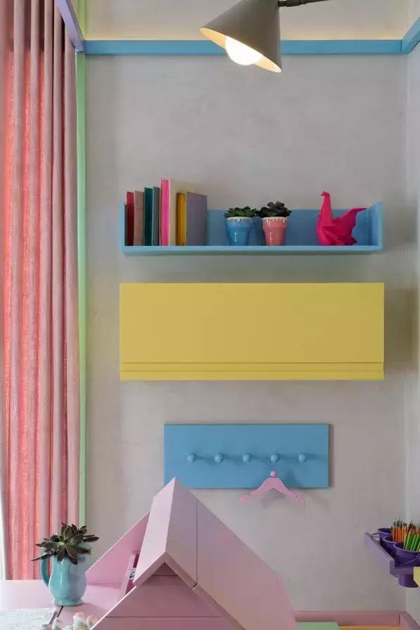 小型儿童房设计图,水泥装修风格儿童房