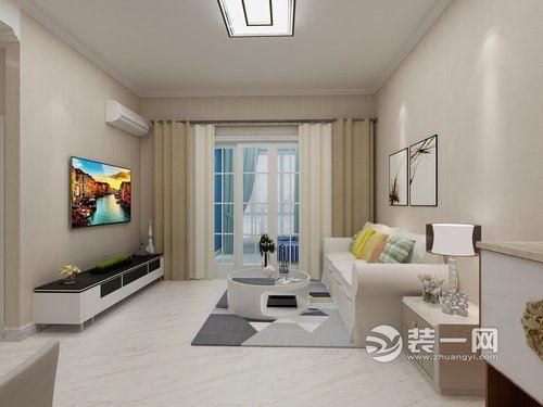 冠城大通蓝湖庭装修风格,小户型大通间装修