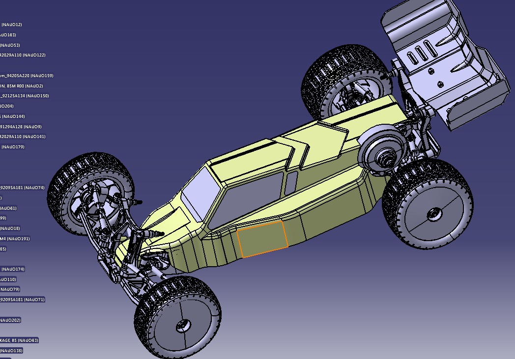 遥控车3d模型图 (associated遥控模型车)