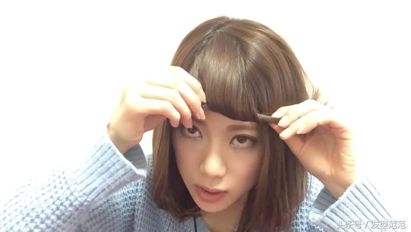 怎么把刘海变漂亮不用蓬松发夹,一秒变短刘海