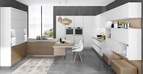 黑科技我只服九牧：一款让烹饪变成时尚秀的厨柜