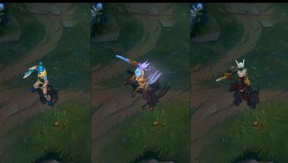 LOL锐雯三大皮肤评测,天使之刃QA竟是最强