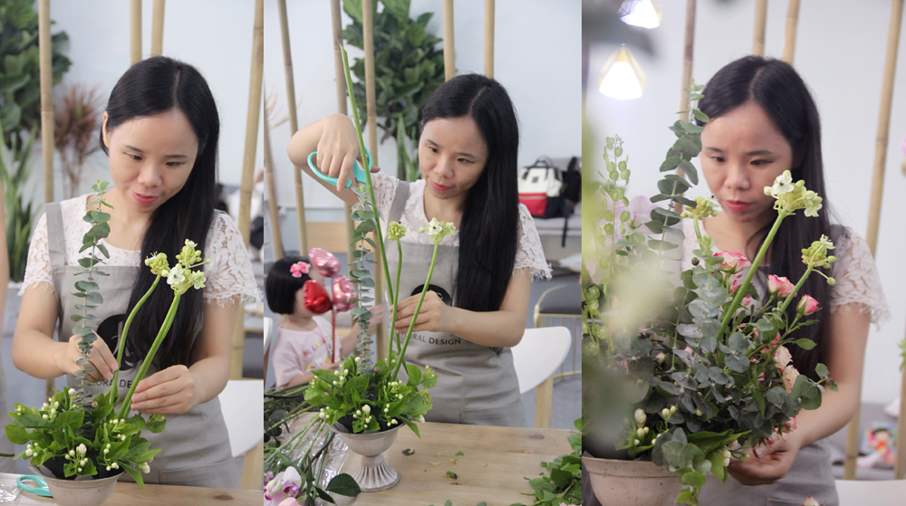 花店插花教程,花店花艺教程有钱花