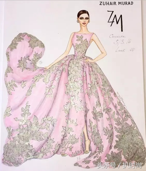 礼服好高级感,怎么画礼服设计手稿图