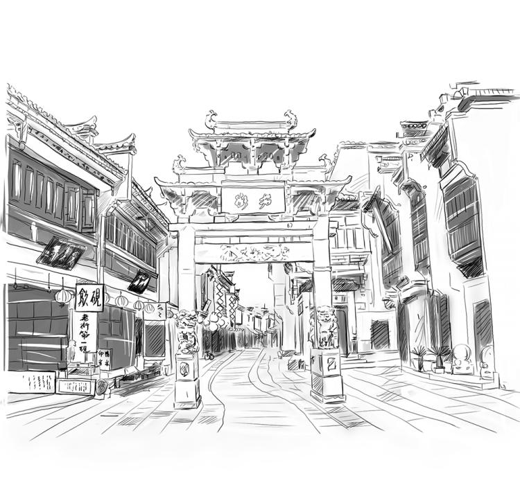 迷路南屏跟宝骏轮动古韵皖南