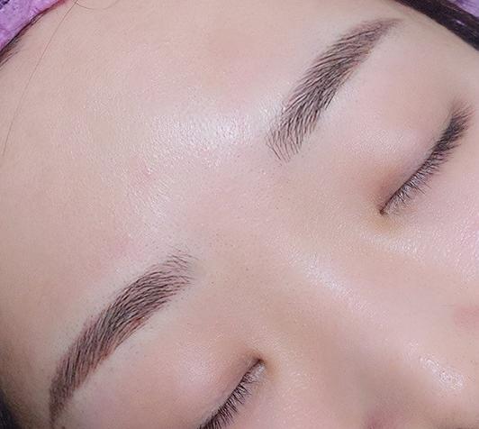 绣眉的后期效果图,绣眉后期成什么样