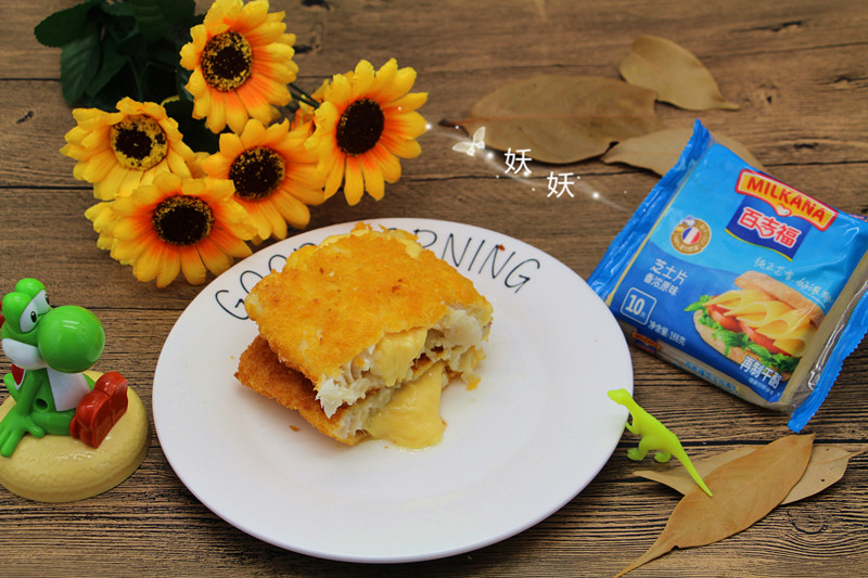 爆浆鲷鱼排做法,芝士爆浆鱼排