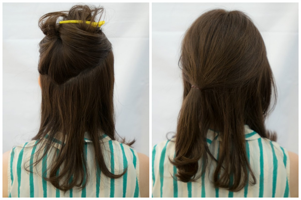 长发编发教程文静型,文静乖巧发型编发教程