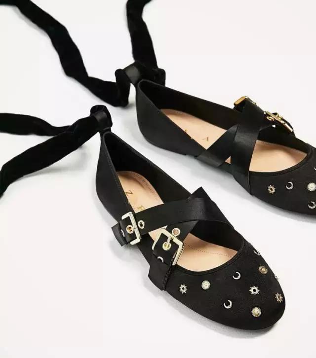 超级好看的芭蕾舞鞋,复古文艺芭蕾鞋