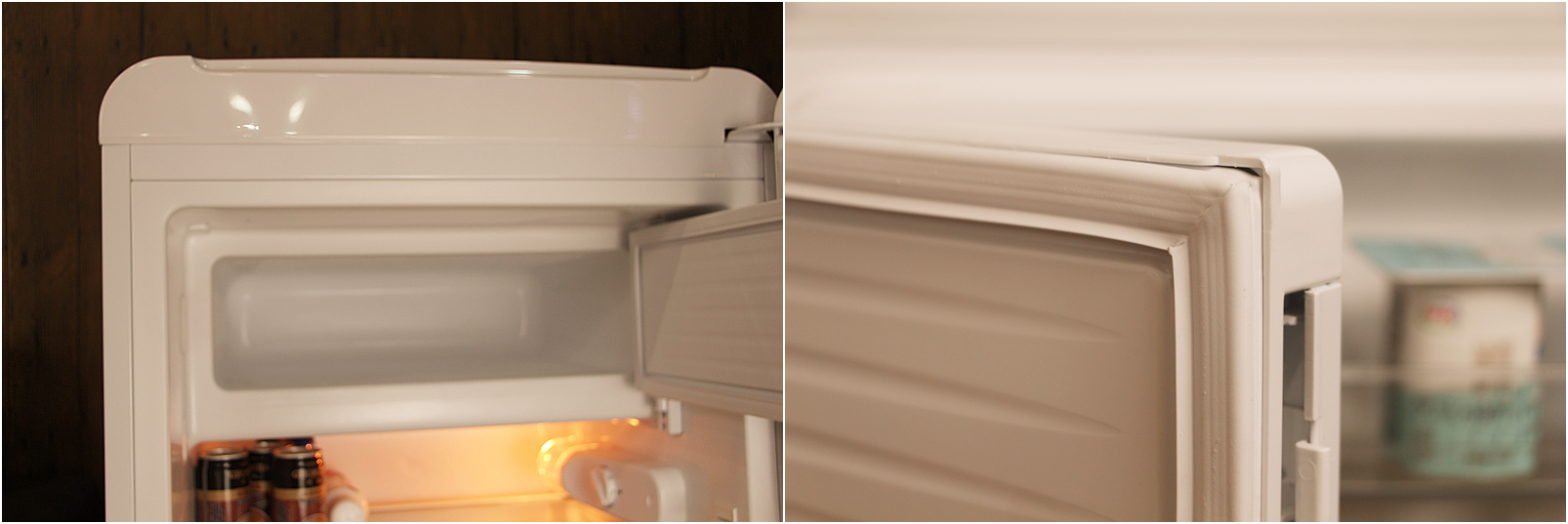 静音复古小冰箱,复古小冰箱双门