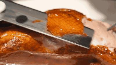 说到皮脆肉酥，就服北京烤鸭的爸爸