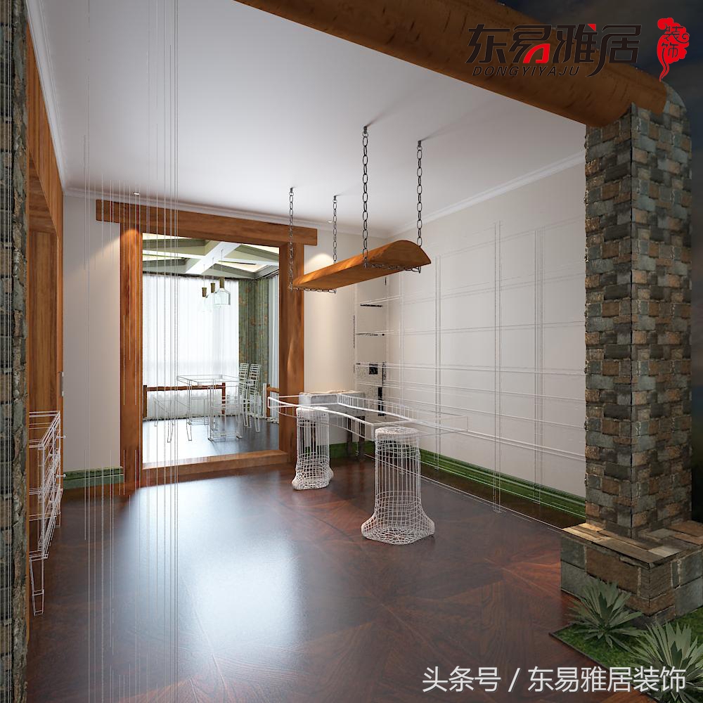 大庆装修公司哪家好-东易雅居装饰-万达167㎡效果图