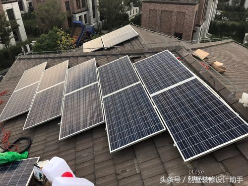 600平别墅装地源热泵,装修光伏太阳能阳光房