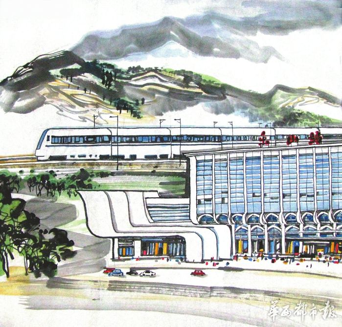 手绘四川创意绘画大赛完美收官近千幅作品展现天府巨变