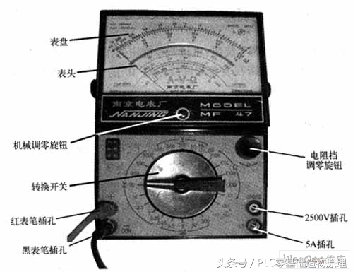 指针式万用表里面结构,宝工指针式万用表各档位使用方法