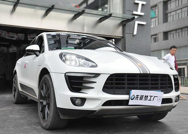 保时捷玛卡排气管尾喉,武汉保时捷玛卡改装