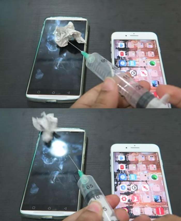 手机充电口进灰尘了怎么快速清理,清理手机听筒灰尘最简单的方法