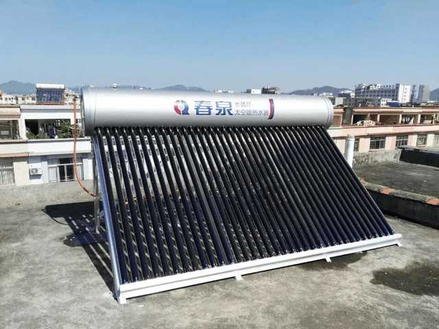 春泉太空能商用热水器,太空能热水器品牌推荐