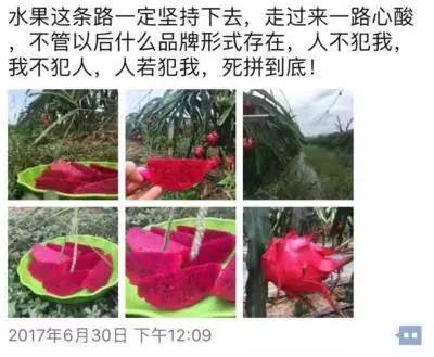曾经3万个水果微商代理,不玩了!水果+互联网,进入质时代!