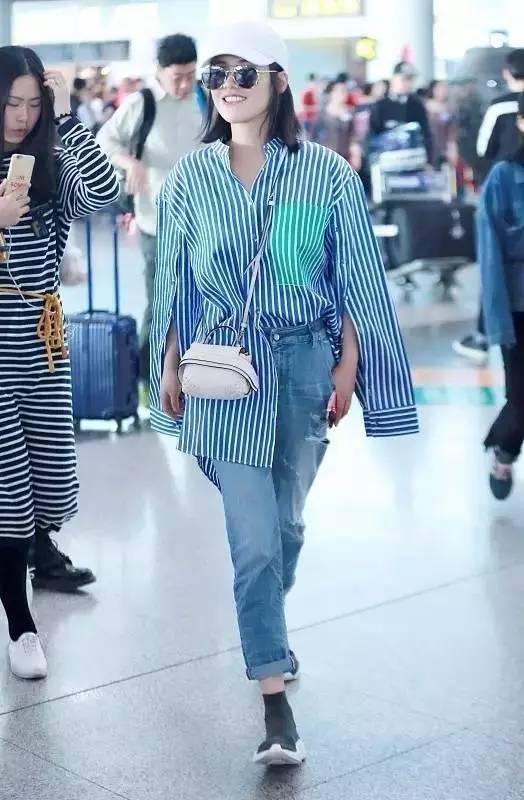 宋茜衣品图片,宋茜穿牛仔衣和牛仔裤