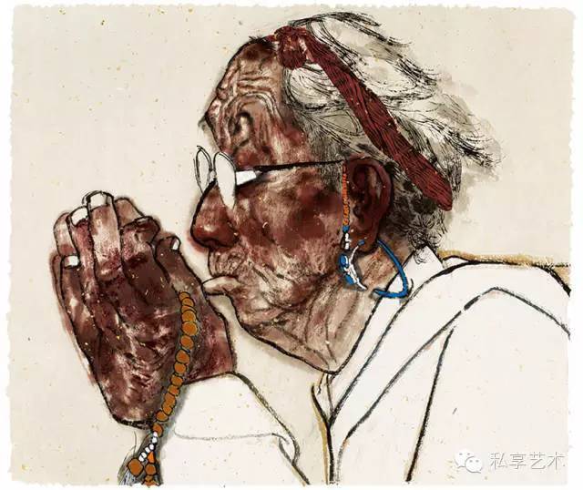 袁武：大昭寺的清晨，画卷中的朝圣