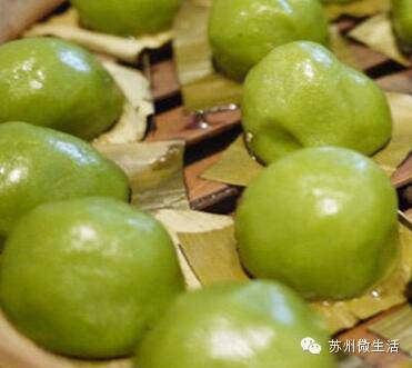 苏州特色时令青团子上市,苏州正宗青团子