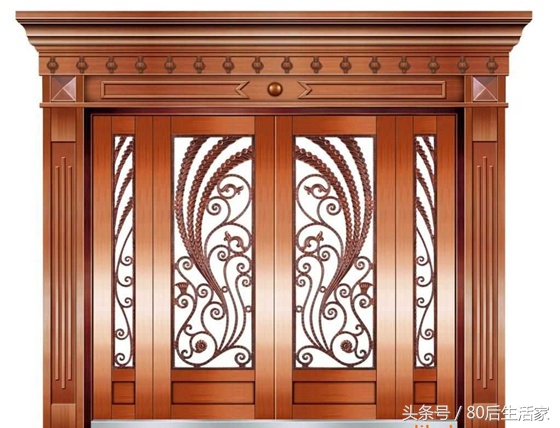 铝合金门仿铜门,仿铜铝门