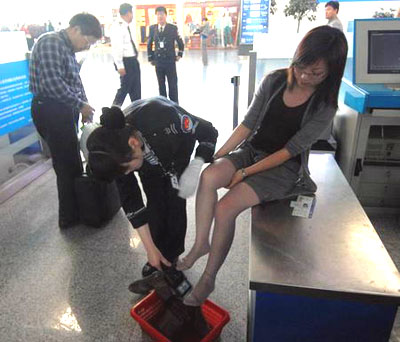 中国女性美国安检,美国女安检员
