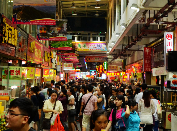 海口夜市美食街在哪里,海口特色美食一条街