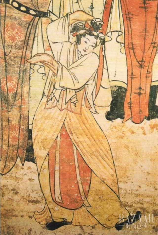 中国风盘扣裙冬搭配裤子,复古连衣裙裙裤搭配