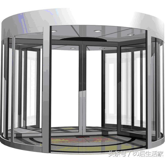 水晶旋转门与普通旋转门的区别,门窗是平移还是旋转