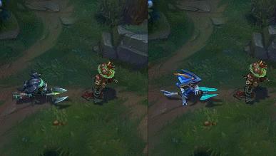 英雄联盟人马皮肤对比,银河魔装机神和欧米伽小队