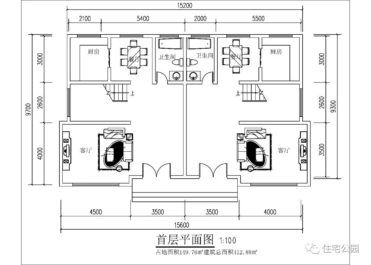 双拼三层农村别墅图片大全,农村双拼可以分开的别墅