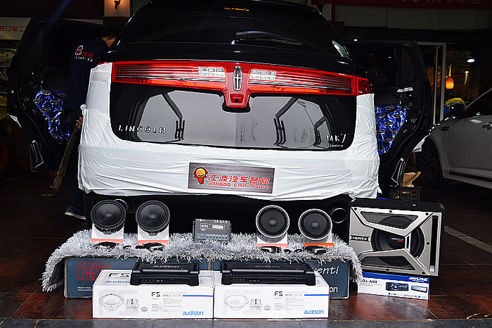 林肯MKT音响改装升级完美打造欧迪臣系统
