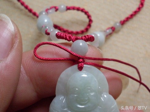 翡翠绑绳教程全部,单线绑翡翠方法