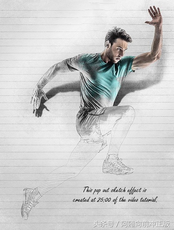 一个动作一秒变换剪影特效,一个动作就可以拍成照片的特效