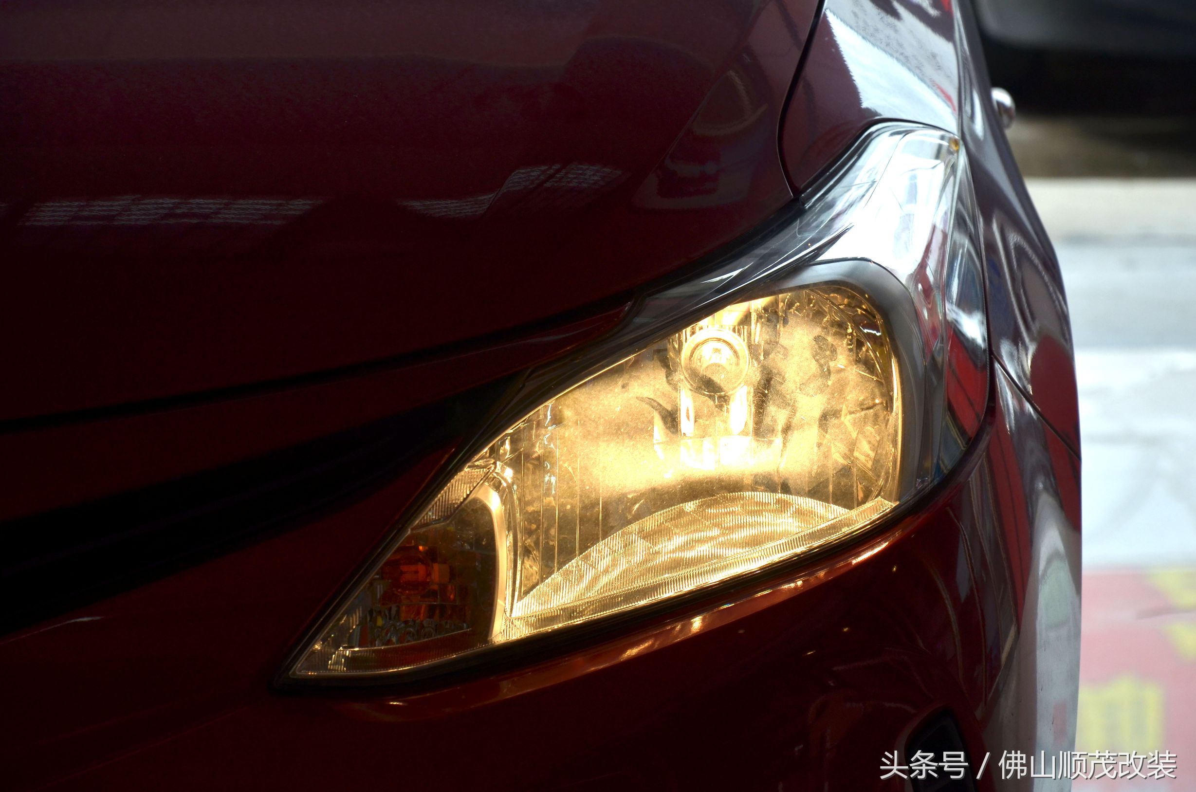 17款丰田威驰大功率大灯,丰田威驰17年款大灯