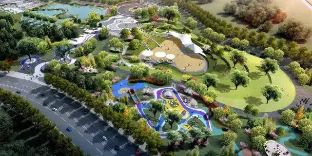 中山儿童公园全景,儿童乐园树屋详图