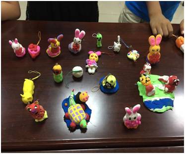 皮子钥匙扣手工制作,用黏土做钥匙扣物件日系