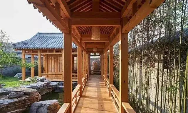 118平米中式三层四合院设计图,轻钢别墅新中式四合院