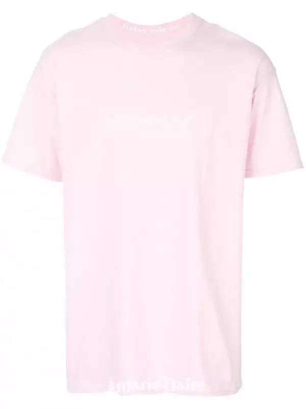 明星同款短袖t恤女杨幂,潮牌t恤女款杨幂同款条纹