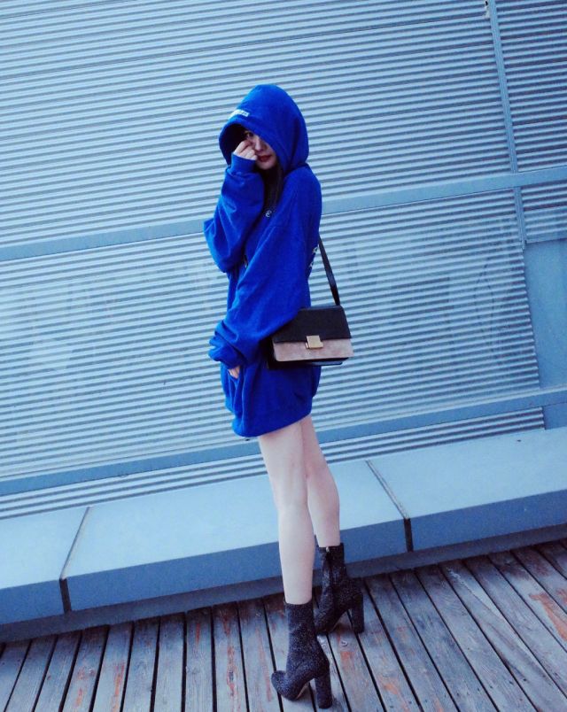 杨幂江疏影的时髦夹克,杨幂江疏影谁的衣服好