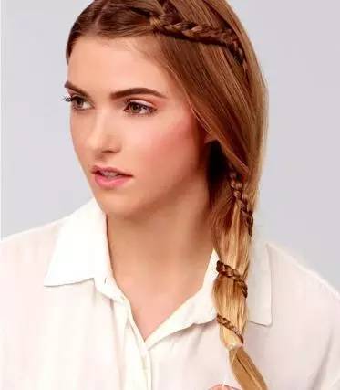 长直发帅气扎发,适合黑长直发的扎发