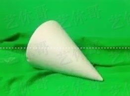 圆锥手绘光影,光影素描圆锥