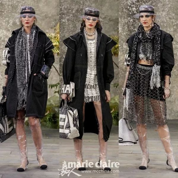 跟GD和表姐来到香奈儿“水帘洞”，看完我开始期待下雨天！