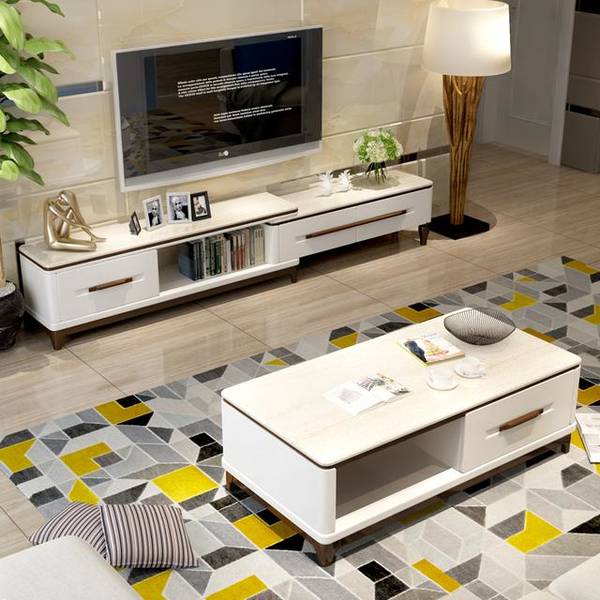 电视柜和茶几怎么搭配效果图大全,茶几电视柜怎么搭配好看