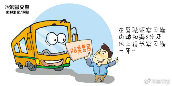 驾驶证实习期扣了6分以上会怎样,a2实习期记6分要延长实习期吗