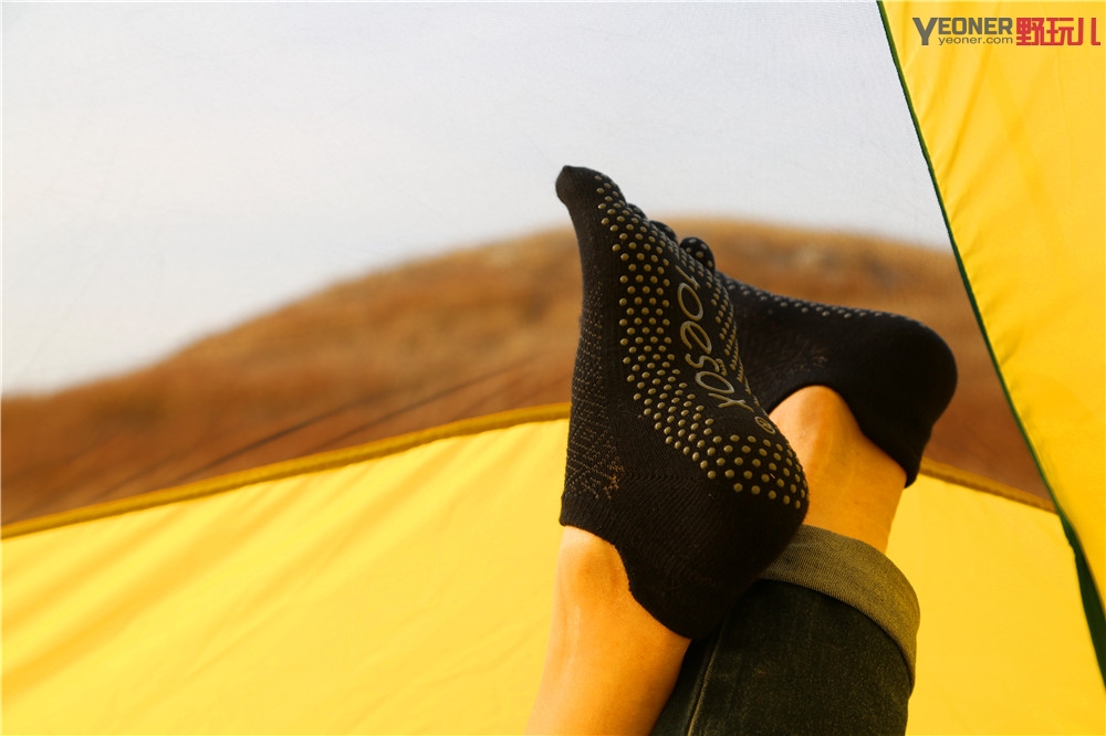 toesox系列防滑男士瑜伽袜大码袜,胶底运动防滑袜测评